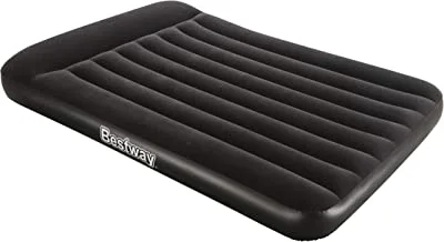 Bestway Tritech Airbed Full Built-In Ac Pump, Black, 1.91M X 1.37M, 67462