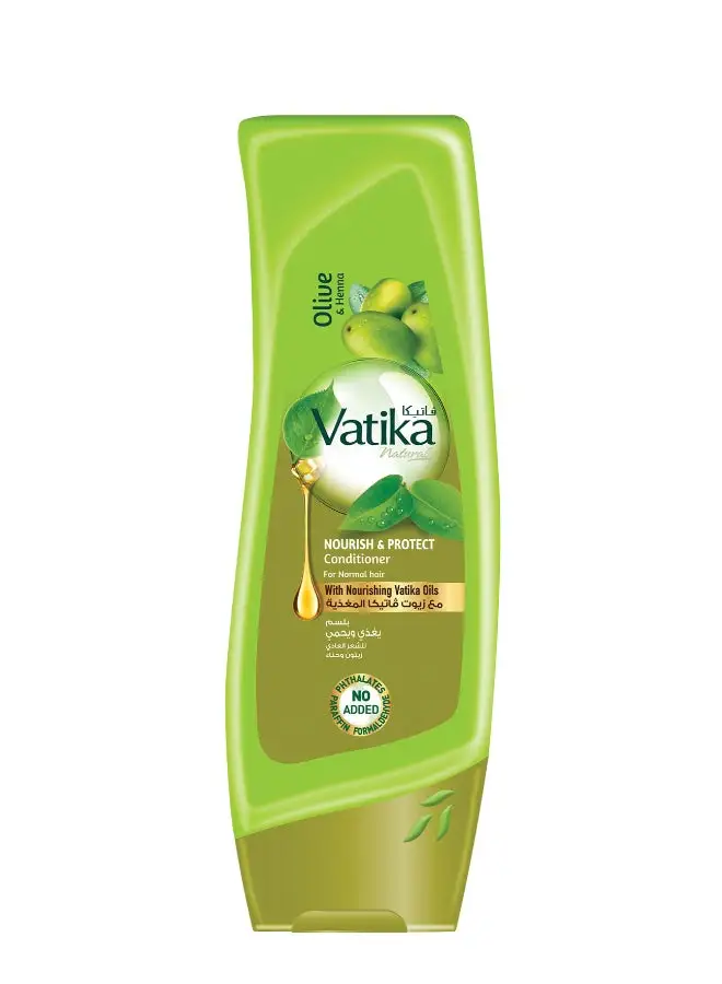 Dabur Nourish And Protect Conditioner Enriched With Olive And Henna For Normal Hair 400ml