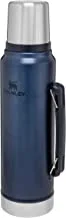 Stanley Classic Legendary Bottle BPA Free Stainless Steel Thermos-Keeps Cold or Hot for 24 Hours, Nightfall, 1L