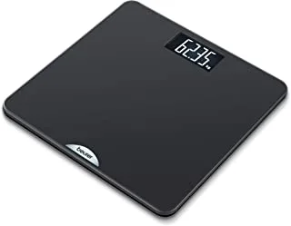 Beurer Weight Scale Stainless Steel Soft Grip Black - PS240
