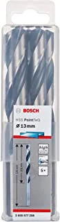BOSCH - HSS Pointeq twist drill bit, 13.0 mm, 5 pieces, used for metal, drill/driver accessories