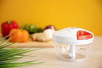 Delcasa Dc1618 Manual Food Chopper – Mini Food Processor – Manual Handheld Food Chopper/Cutter – Pull String To Slice Vegetables Onions Garlic Meat Nuts In Seconds, Multi-Colour