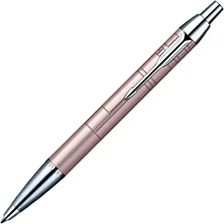Parker Im Premium Metallic Pinkwith Chrome Trim| Ballpoint Pen| Medium Point Ink Refill| Gift Box|5886