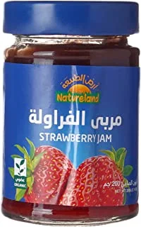 Natureland Strawberry Jam, 200g - Pack of 1