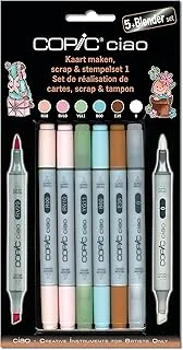 COPIC ciao Set 5+1 Scrap & stempelset 1