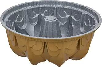 Crown Cake Mould, 24Cm Rf10196 | Aluminium | Non-Stick Coating | Oven Safe | 3mm Thickness | ReUSable Mould For Baking And Much More