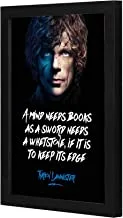 LOWHA GOT Tyrion lannister Wall art wooden frame Black color 23x33cm By LOWHA