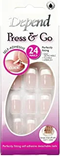 DEPEND Nail Stickers Set, 24 Nails, Multicolor