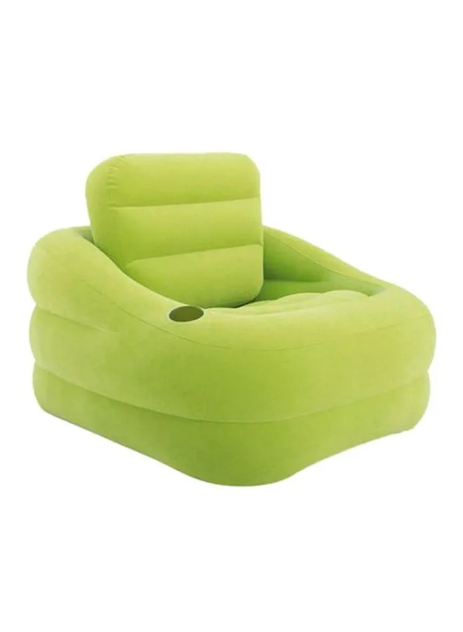 INTEX Outdoor Accent Chair With Cup Holder Green 107x97x71cm