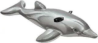 Intex Whale Ride-on Floating Raft, Gray [58539]
