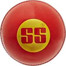 SS Gutsy (Synthetic) Cricket Ball, Red