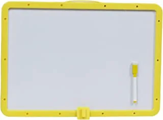 Funz Writing And Drawing Board With Magnetic Arabic Letters 45 Cm X 32Cm Yellow Color< 5110C