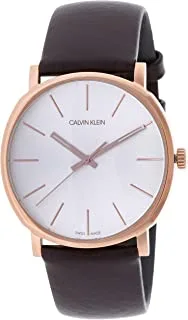 Calvin Klein Mens Analogue Quartz Watch with Leather Strap