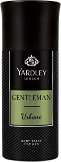 Yardley Gentleman Urbane Body Spray, For VigoroUS And Flamboyant Male, Sandalwood, Patchouli And Musk, 150Ml