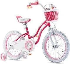 RoyalBaby Stargirl Kids Bike Girls 12 14 16 18 20 Inch Children's Bicycle with Basket for Age 3-12 Years