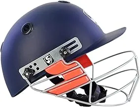 SG Optipro Cricket Helmet, Large, Navy Blue