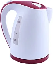 JANO 1.7Liter 2200W Electric Cordless Kettle, White, Red E03206/WR 2 Years warranty