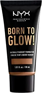 NYX Professional Makeup ، Born To Glow Naturally Radiant Foundation - Mahogany 16