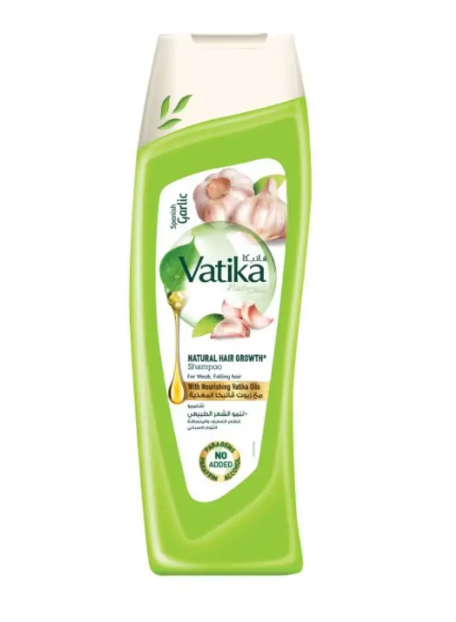 Dabur Spanish Garlic Natural Hair Growth Shampoo للشعر الضعيف المتساقط 400 مل