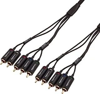 AmazonBasics RCA Component Video Cable with Audio - 182.8 cm