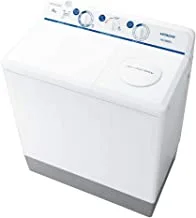 Hitachi 8 kg Twin Tub Washing Machine with Knob Control | Model No PS-998FJ-22056AWH with 2 Years Warranty