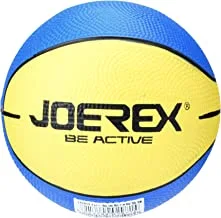 Joerex Small Rubber Basketball For Kids Size 1, Suitable For Playing On All Surfaces, Indoors, Outdoors, Training