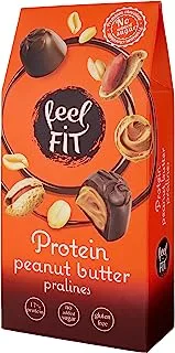 Feel Fit Peanut Butter Protein Pralines, 66G (Pack Of 14)