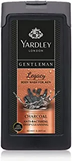 Yardley London Body Wash Gentleman Legacy For Men, Anti Bacterial Deep Cleansing, 180 ml