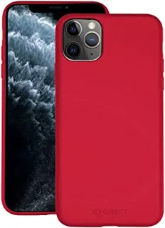 Cygnett Skin Soft Feel Case [Soft Touch, Flexible Shell, Slim And Lightweight, Works With Wireless Chargers, Raised Camera Bezel] For Iphone 11 Pro - Ruby