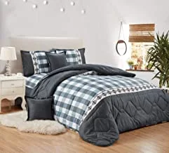 Medium filling comforter set, 4 piece, single size