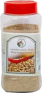 Al Fares White Pepper Powder, 250G - Pack Of 1