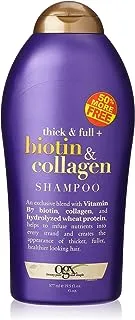 OGX Thick & Full Biotin & Collagen شامبو ، 13 أونصة