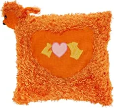 Ibed Home Children's Velour Decorative Cushion - 45X45Cm Orange Orange