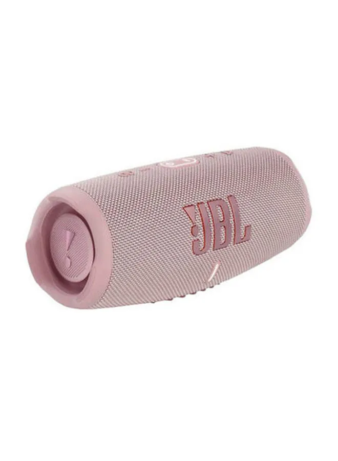 JBL Charge 5 Portable Speaker - Built In Powerbank - Powerful Pro Sound - Dual Bass - 20H Battery - Ip67 Waterproof Pink