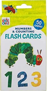 أرقام World of Eric Carle (TM) وعد بطاقات الفلاش: (تعلم عد البطاقات ، بطاقات فلاش الرياضيات للأطفال ، بطاقات فلاش إريك كارل)