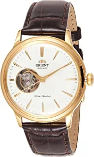 Orient Bambino Open Heart Automatic Golden Watch Ra-Ag0003S00C