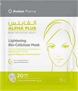 Alpha Plus Lightening Bio Cellulose Mask 10Ml