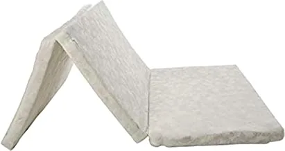 IBed home Medicated Foam Folding Mattress - White - 120 X 200 X 7 Cm