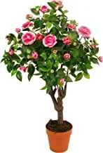 Artificial Flowering Camellia Tree Length 115 Cm, Pl017