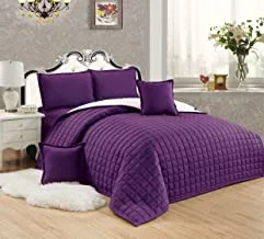 Compressed Two-Sided Color 6 Piece Comforter Set, King Size