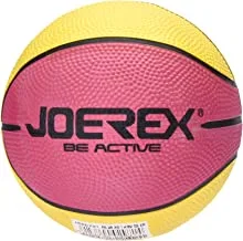 Joerex Small Rubber Basketball For Kids, Size 1