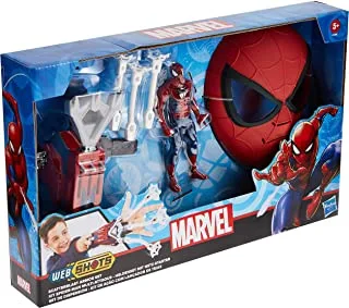 لعبة مجموعة Marvel Spider-Man Web Shots Scatterblast Armor ، قم بتشغيل 3 مقذوفات ويب في وقت واحد ، تتضمن 3 مقذوفات ، للأطفال من سن 5 سنوات فما فوق