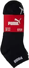 PUMA Unisex Quarter-V 3P Socks