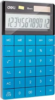 Deli E1589 1589 Calculator LCD display screen for clear reading E1589 -blue