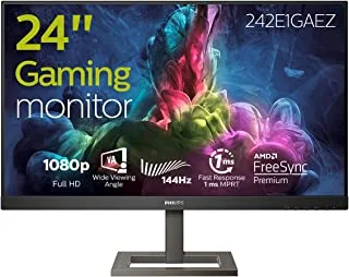 Philips Gaming 242E1GAJ - 24 inch FHD Monitor, 144 Hz, 1ms, VA, AMD FreeSync, Height Adjust, Speakers (1920 x 1080, 350 cd/m², HDMI/DP)