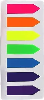 MARKQ 175 Pcs Arrow Page Markers, Post-It Sticky Notes Tab, Index Tab Flags for Home School Office Supplies (7 colors)