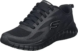 Skechers mens OVERHAUL 2.0 Sneaker, BLACK BLACK, 46 EU