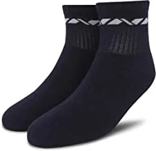 Nivia Cube Sports Ankle Length Socks (Navy) | Cotton | Light Weight | Comfortable | Stylish | Casual