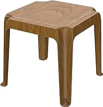 Cosmoplast Plastic Low Square Table for Indoors and Outdoors