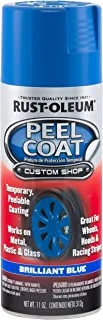 Rust-Oleum 284315 Brilliant Blue Automotive Peel Coat Spray, 11 fl. oz.